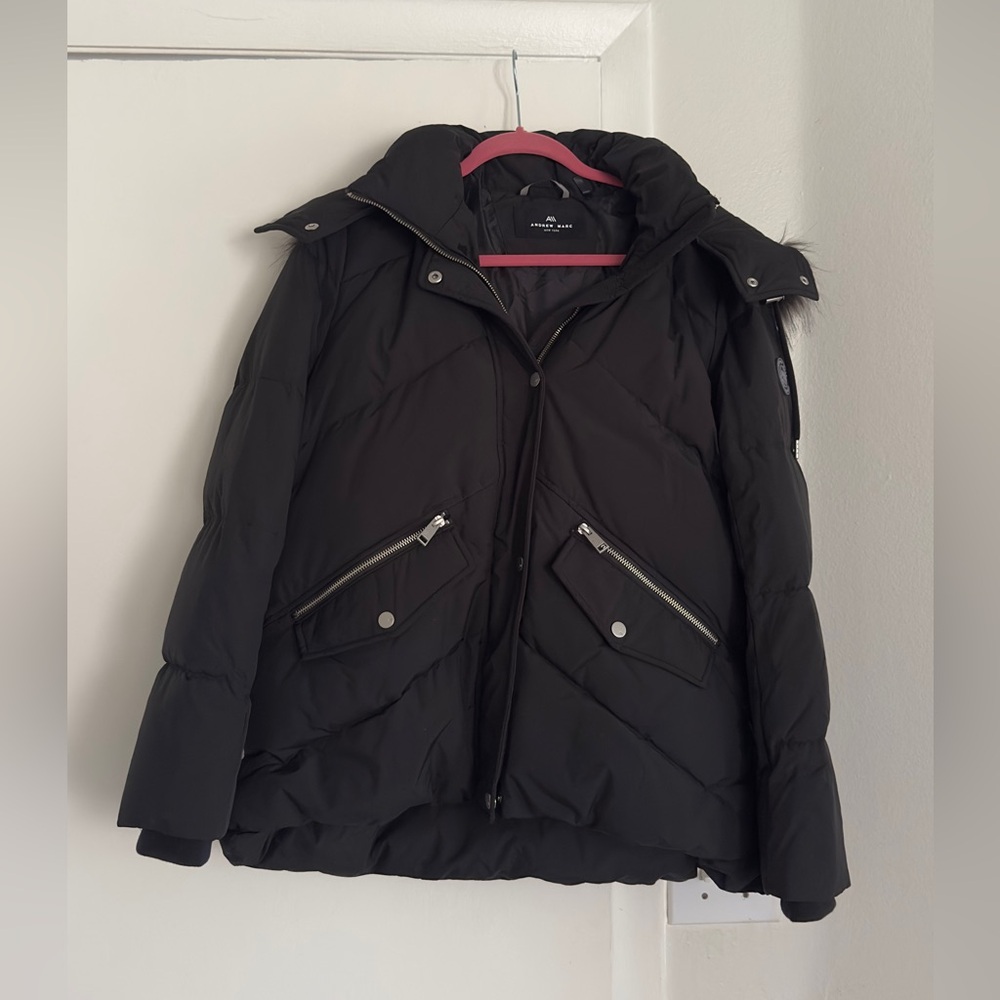 ANDREW MARC puffer coat jacket